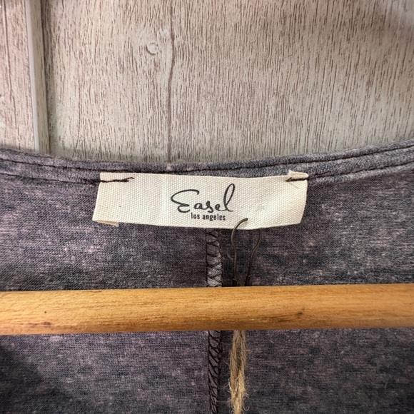 Easel Oversized Boxy Tee | Gray | Size S | NWT - Picture 5 of 7